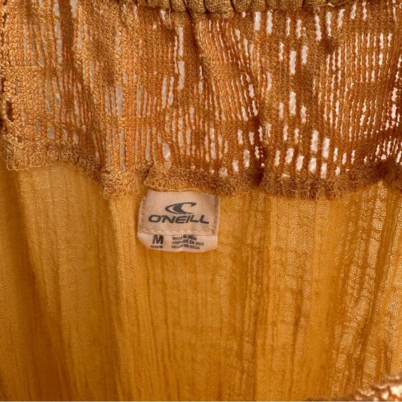 O’Neill Off the Shoulder Boho Beachy Gauzy Lightweight Mini Dress - Picture 7 of 7